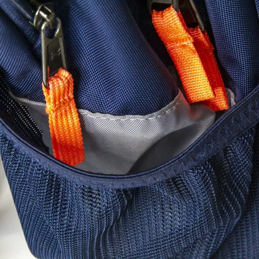 Under Armour UA Storm Hustle 4.0 Backpack Navy Blue Orange Laptop School Bag